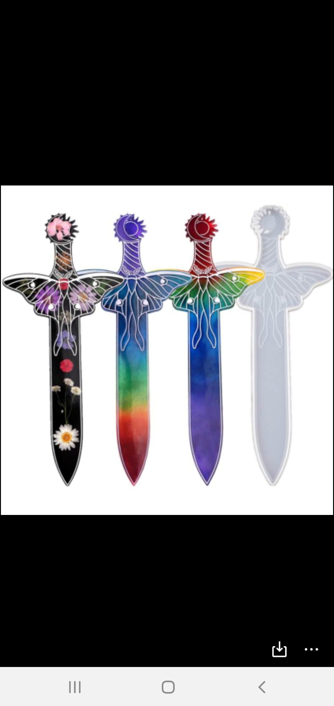 Decorative 12" sword mold