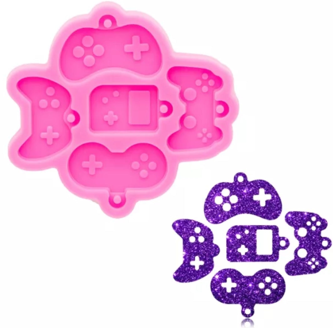 Video Game Controller Keychain Mold