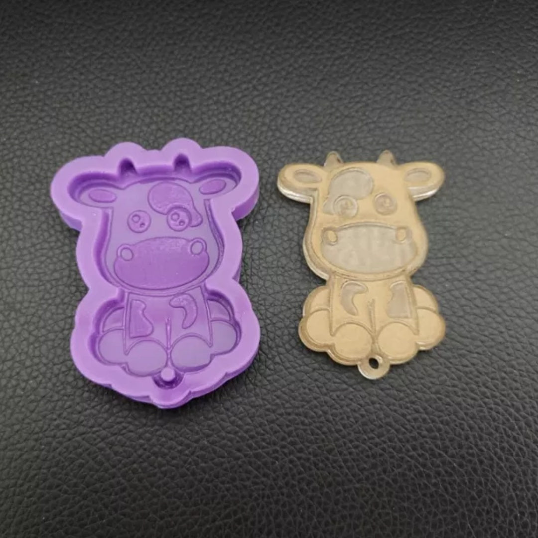 Baby Cow Keychain