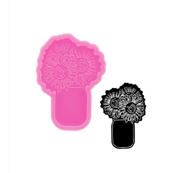 Sunflowers in Mason Jar