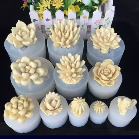Succulent - Cactus 3D molds